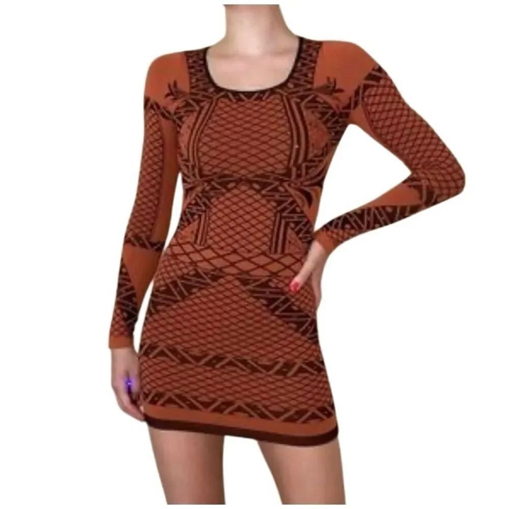 FREE PEOPLE Intimately Angels of Intarsia Bodycon Mini Dress